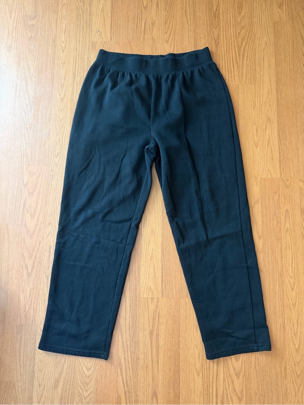 Bobbie Brooks Ladies Black Wide Leg Pull-On Pants L